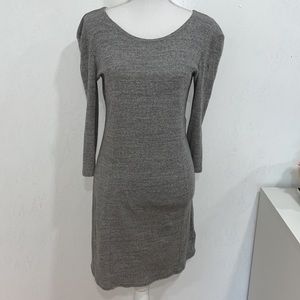 Bird Heather Grey Long sleeve Dress